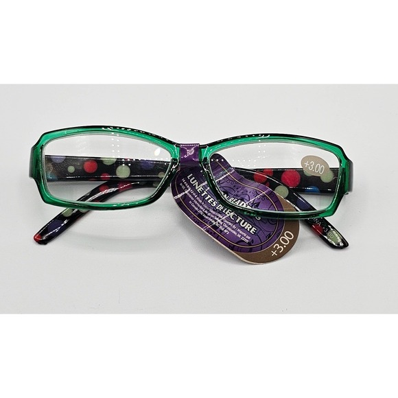 Colorful Womens Reading Glasses Strength +3.0 - Picture 1 of 4